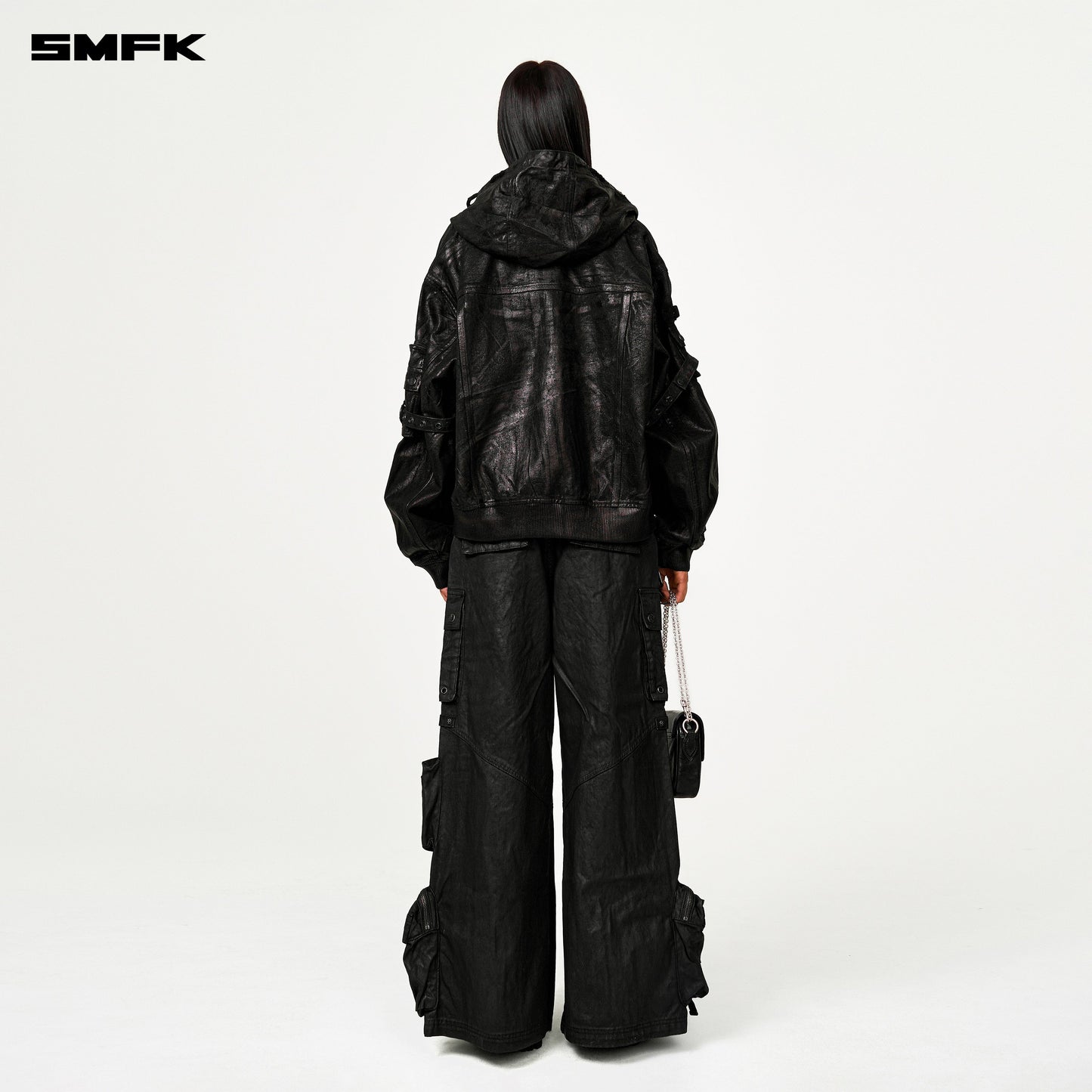 SMFK Compass Tarpan Waxed Denim Hoodie