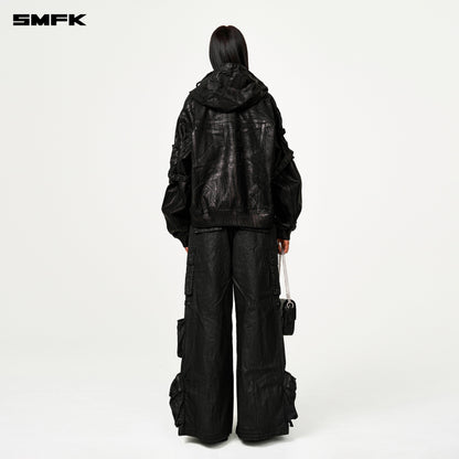 SMFK Compass Tarpan Waxed Denim Hoodie