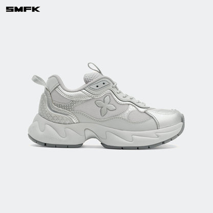 SMFK COMPASS WAVE Retro Jogging Shoes In Gray