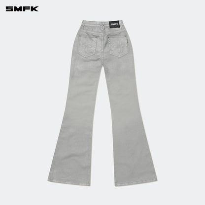 SMFK Compass Wild Classic Flared Jeans Silver