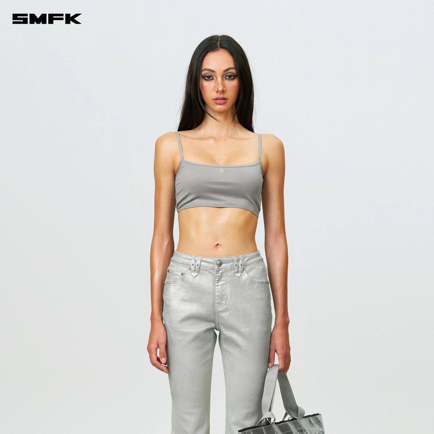 SMFK Compass Wild Classic Flared Jeans Silver