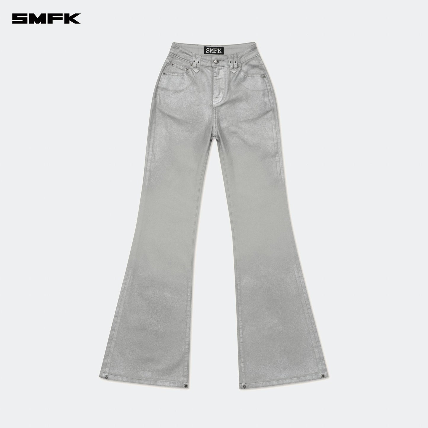 SMFK Compass Wild Classic Flared Jeans Silver