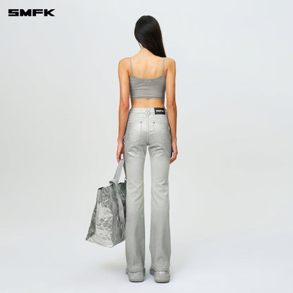 SMFK Compass Wild Classic Flared Jeans Silver