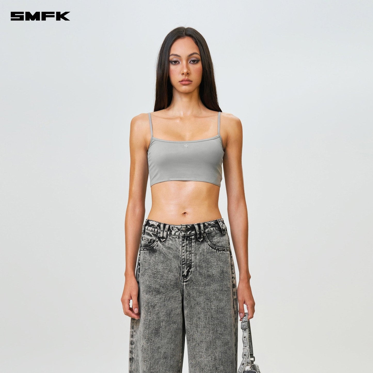 SMFK Compass Wild Classic Wide-Leg Jeans Dust Gray