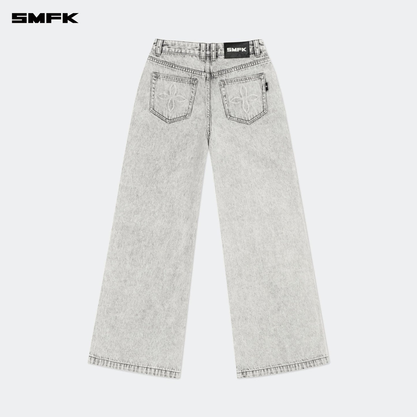 SMFK Compass Wild Classic Wide-Leg Jeans Stella Gray