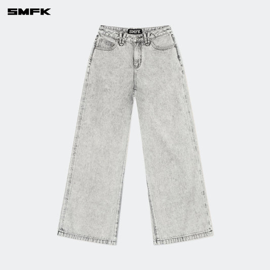 SMFK Compass Wild Classic Wide-Leg Jeans Stella Gray