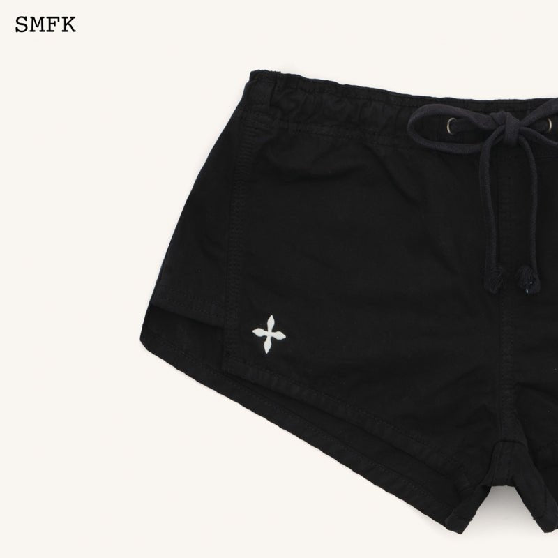 SMFK Compass Wild Tarpan Black Outdoor Shorts