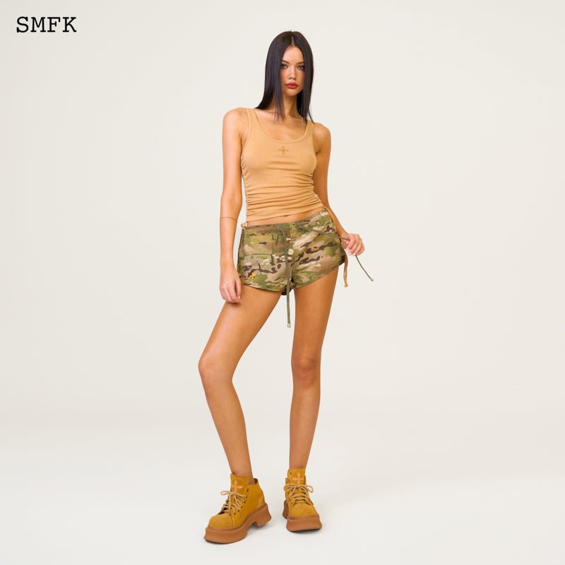 SMFK Compass Wild Tarpan Forest Camouflage Outdoor Shorts