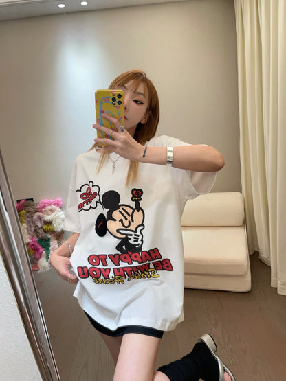 Sofitte Mickey Mouse Graffiti Tee White