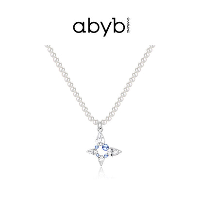 Abyb Charming Butterfly Loves Flower Necklace