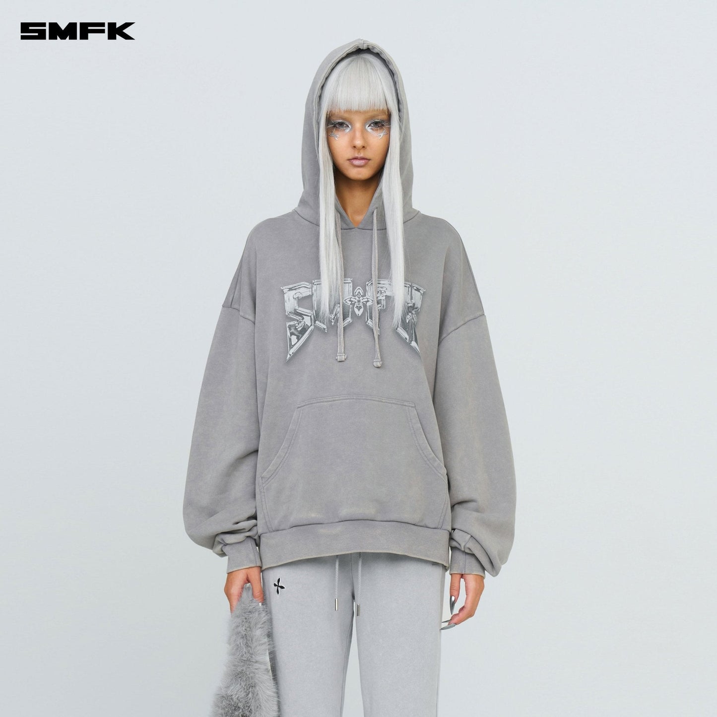 SMFK FUTURE Classic Flared Sweatpants In Gray