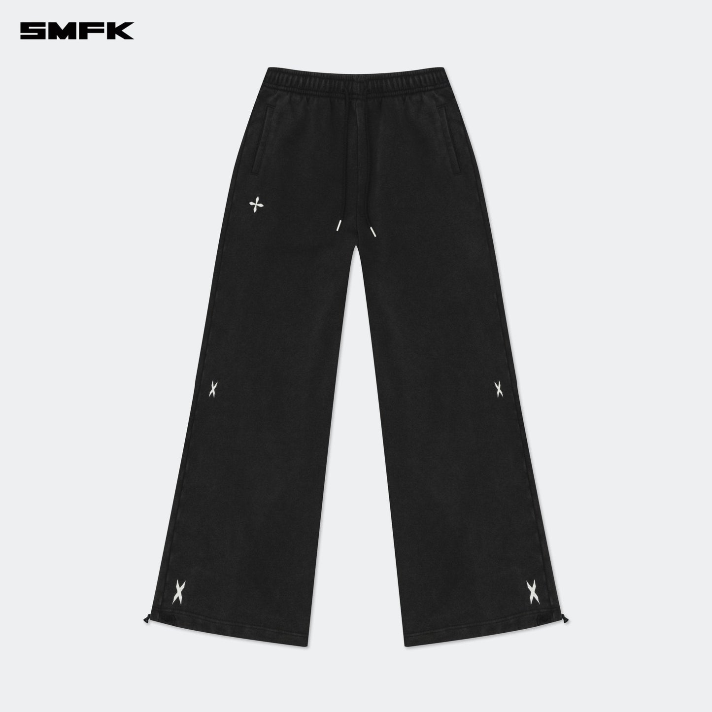 SMFK FUTURE Classic Wide-leg Sweatpants In Black