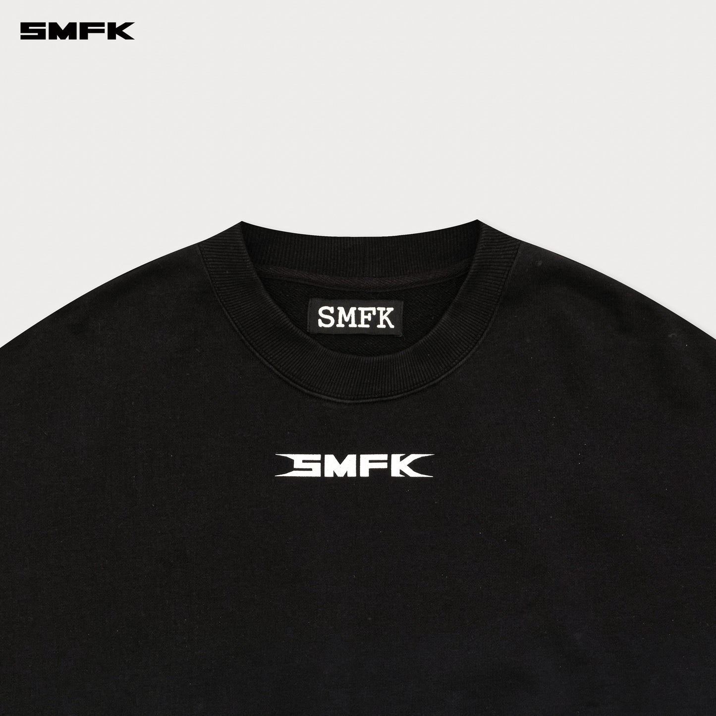 SMFK FUTURE DNA Chain Racing Oversize Sweatshirt Black