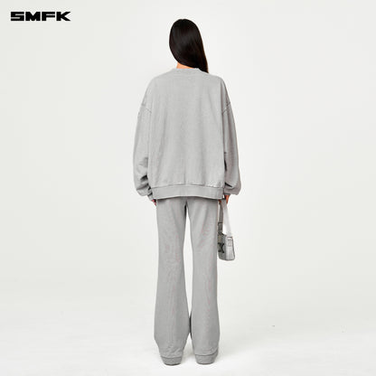 SMFK FUTURE DNA Chain Racing Oversize Sweatshirt Gray