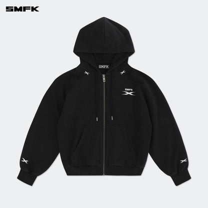 SMFK Future Genes Loose Hoodie Jacket Black