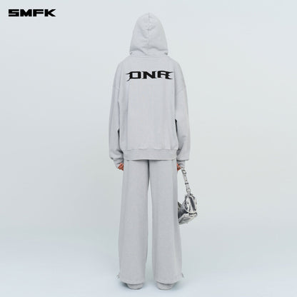 SMFK Future Genes Loose Hoodie Jacket Gray