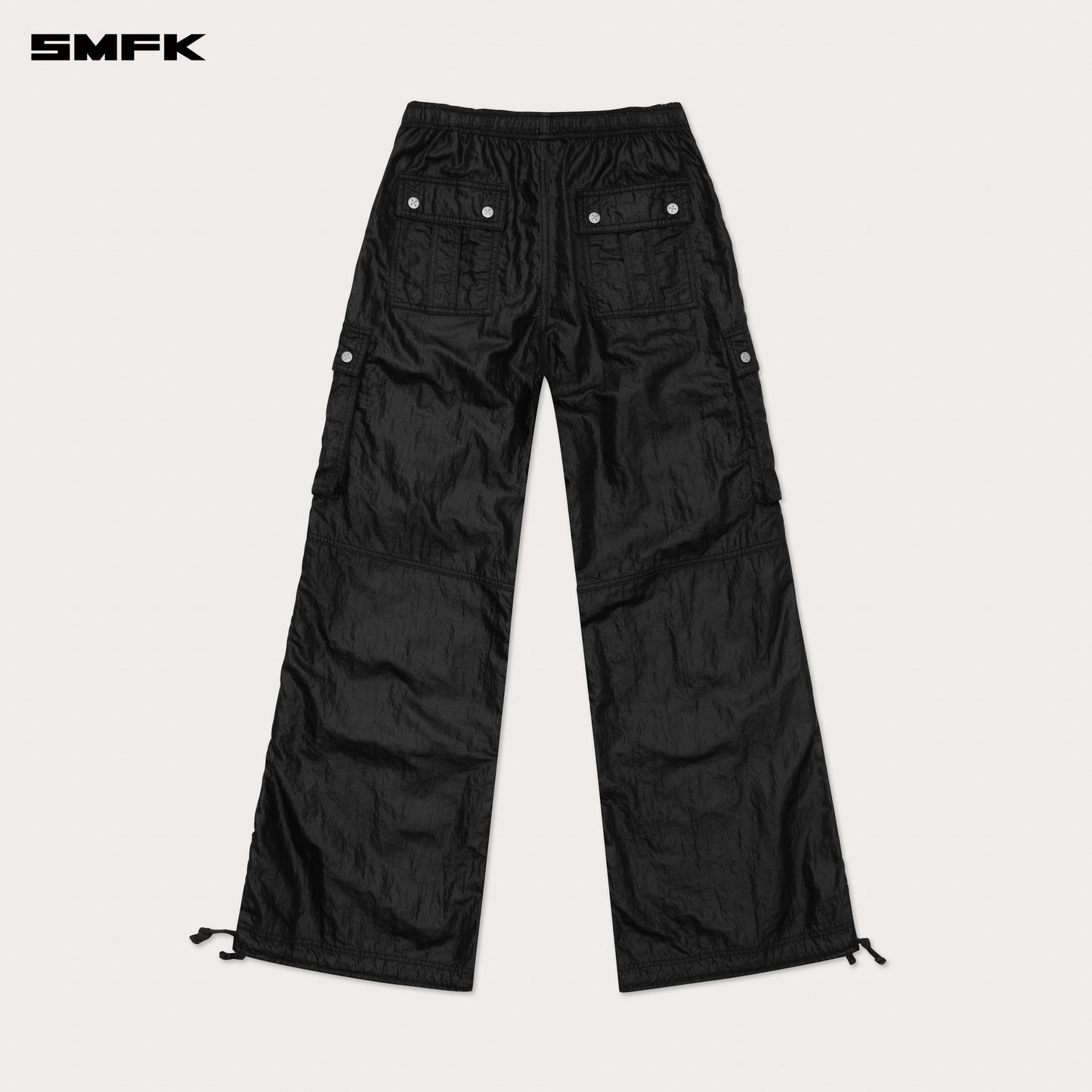 SMFK FUTURE Lightning Wide-Leg Track Pants in Black