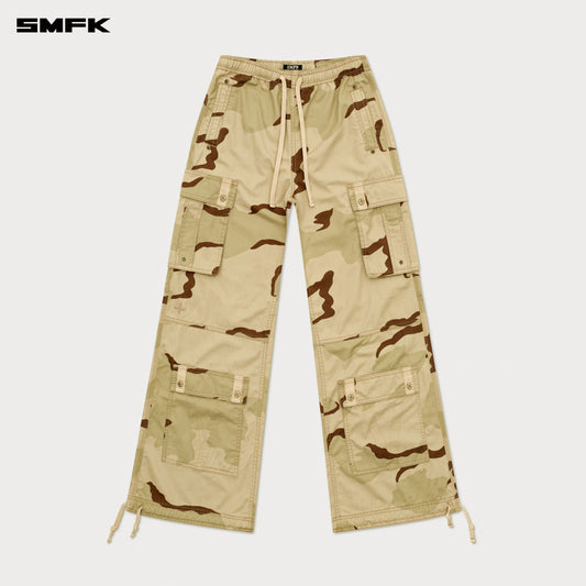 SMFK FUTURE Lightning Wide-Leg Track Pants in Camouflage