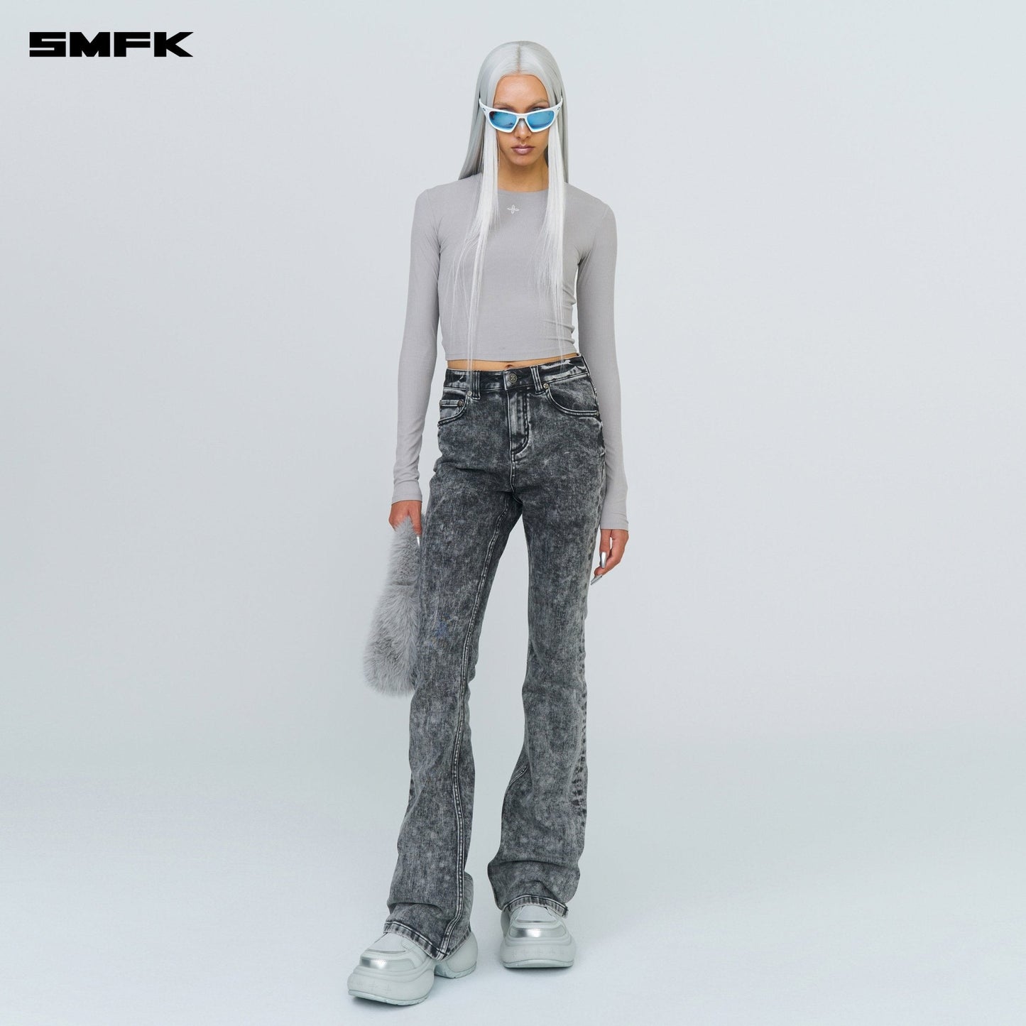 SMFK FUTURE Mirage Snowflake Flared Jeans