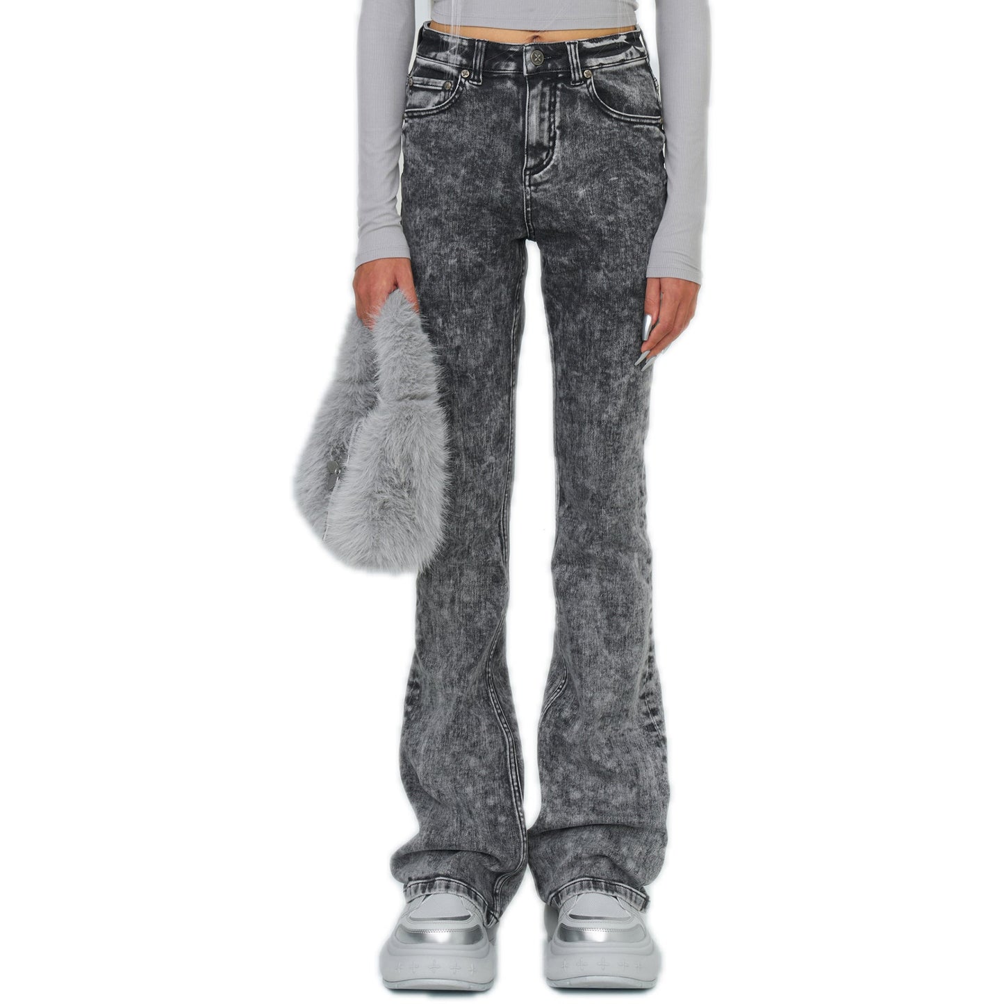 SMFK FUTURE Mirage Snowflake Flared Jeans