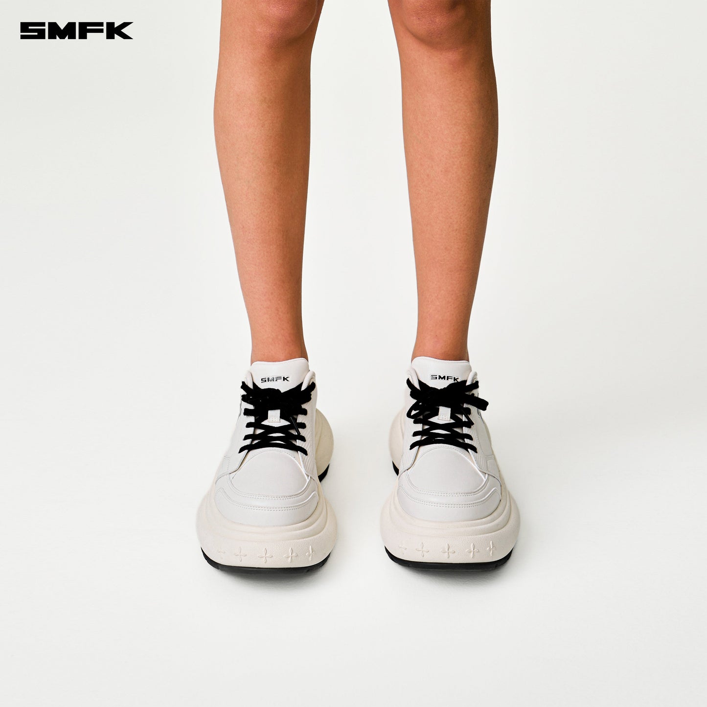 SMFK FUTURE RIPPLE High-Heeled Skater Shoes in White