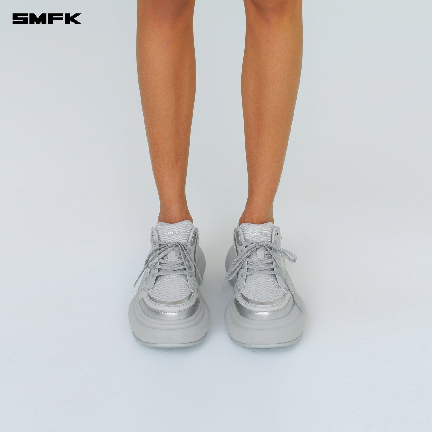 SMFK FUTURE RIPPLE High-heeled Sneaker In Gray