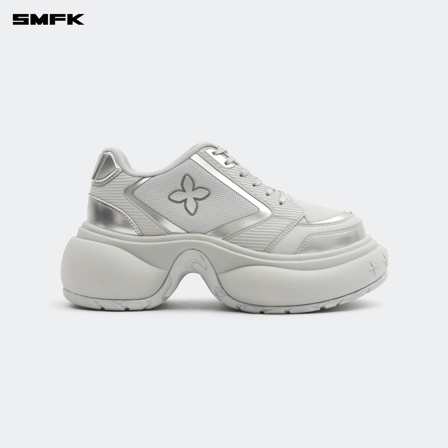 SMFK FUTURE RIPPLE High-heeled Sneaker In Gray