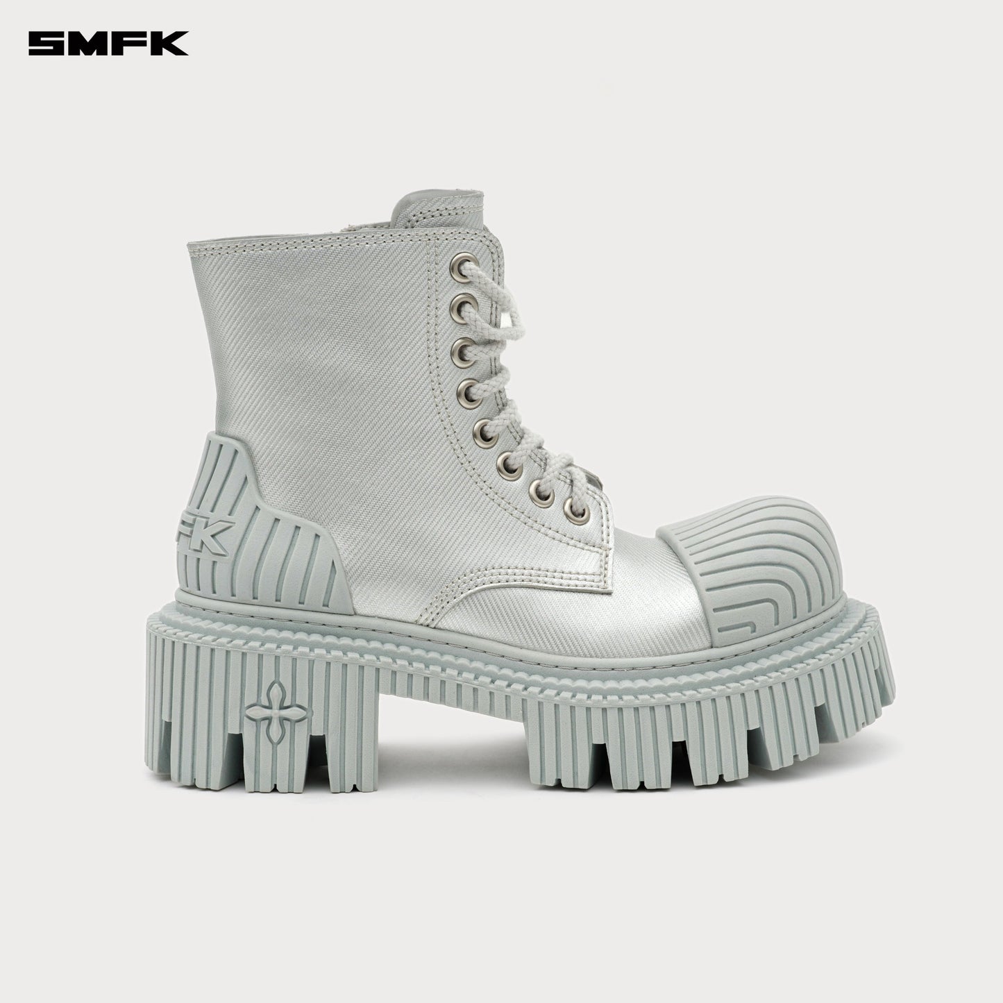 SMFK FUTURE RIPPLE Motorcycle Boots in Silver