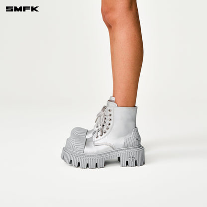 SMFK FUTURE RIPPLE Motorcycle Boots in Silver