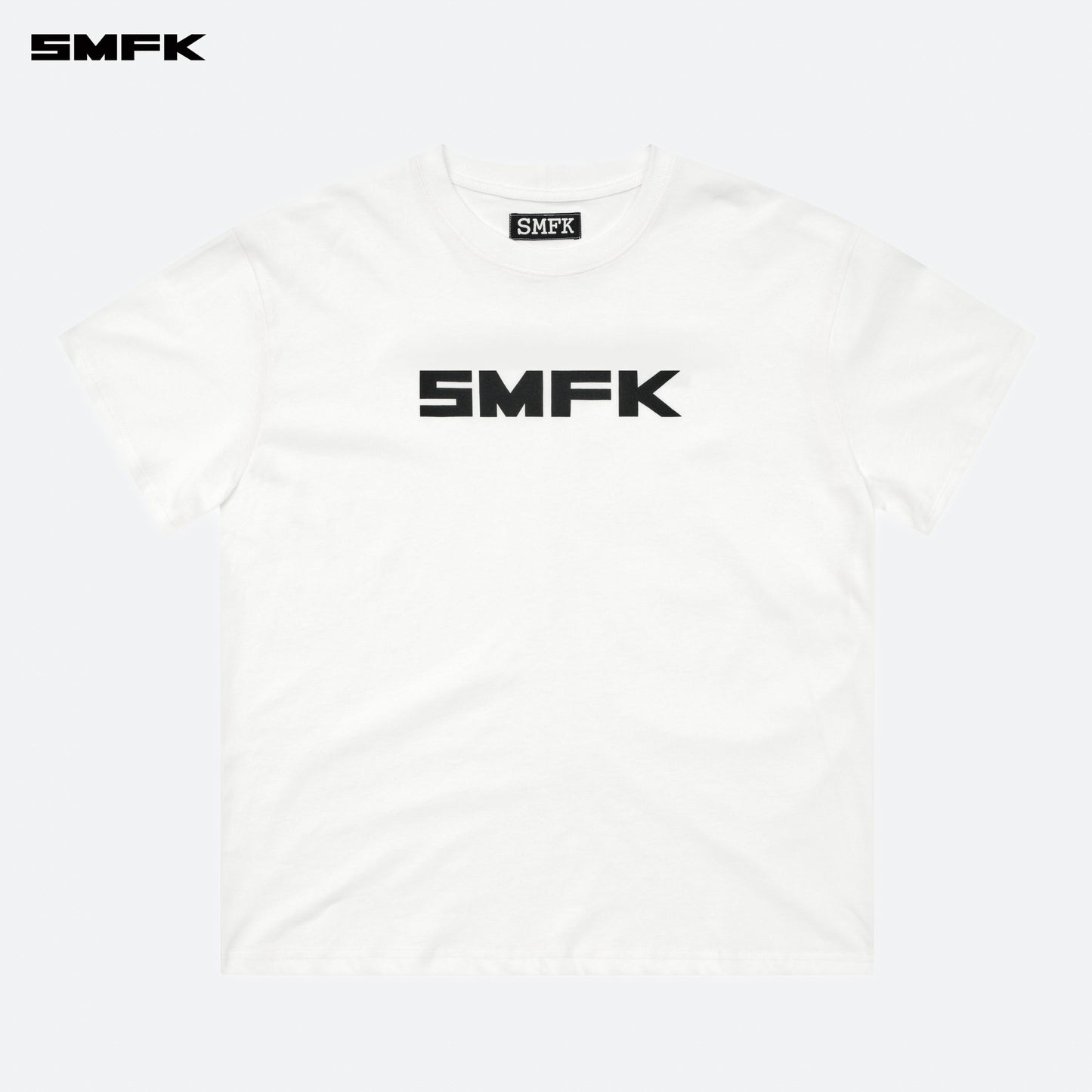 SMFK FUTURE SMFK Logo Standard Loose Tee White