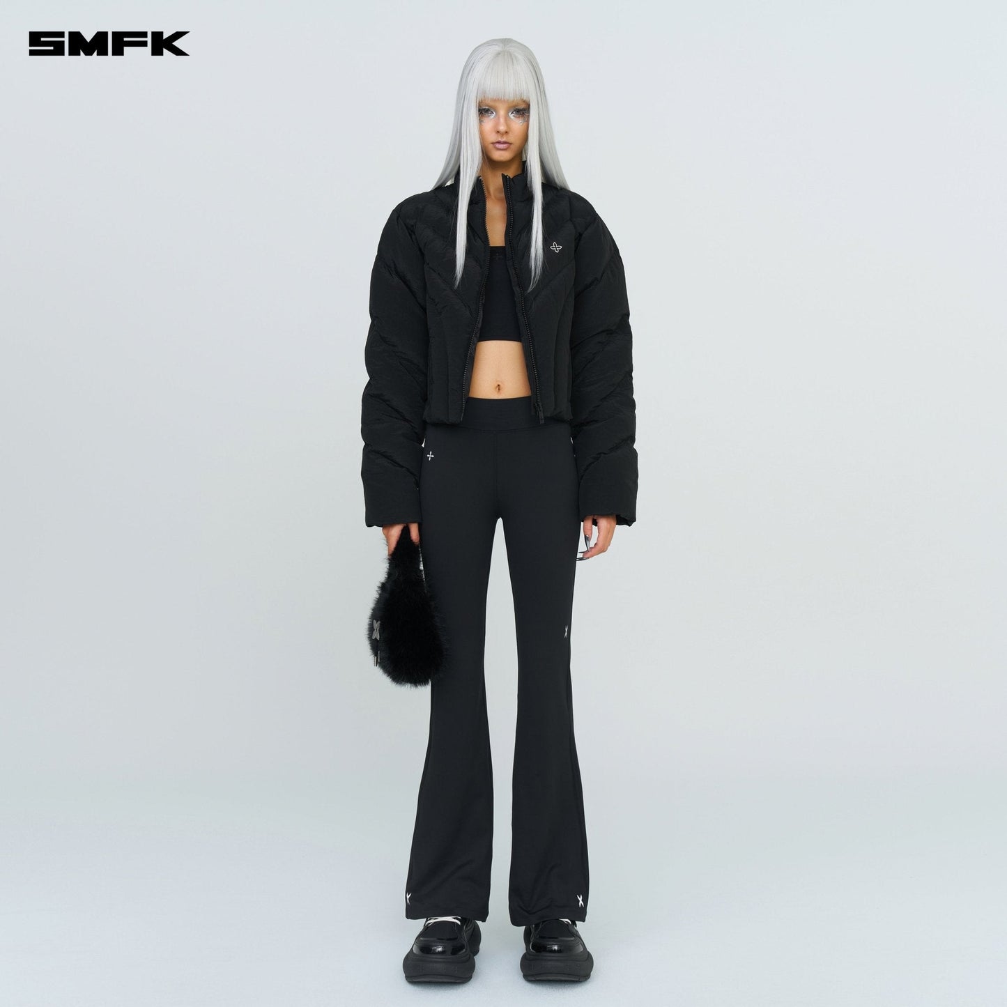 SMFK FUTURE Storm Down Puff Jacket In Black