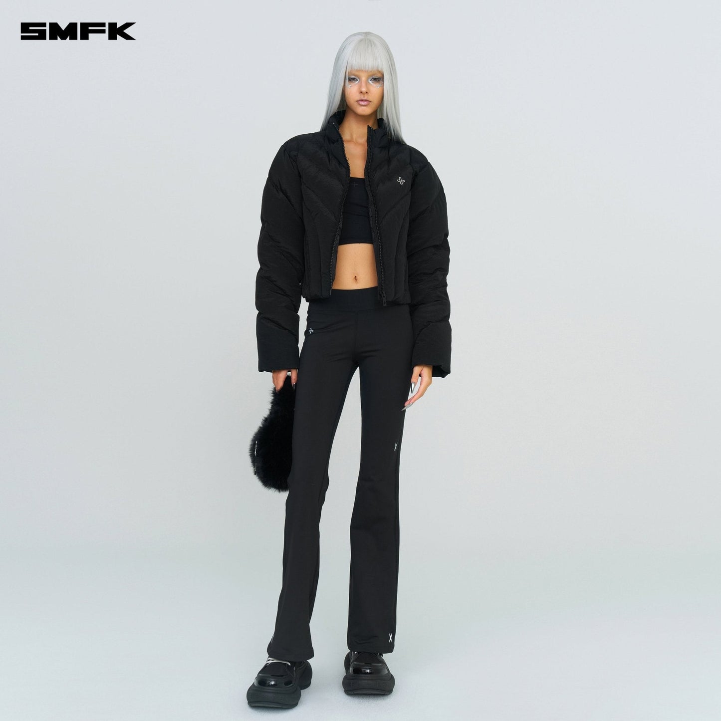 SMFK FUTURE Storm Down Puff Jacket In Black