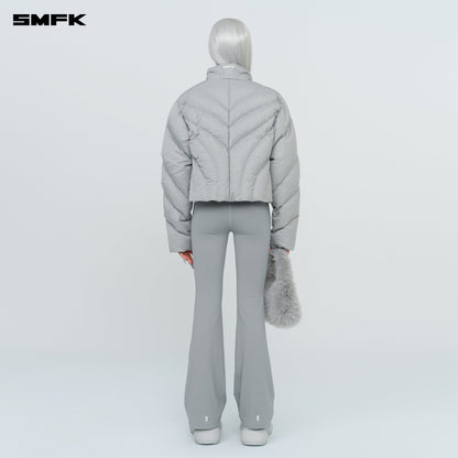 SMFK FUTURE Storm Down Puff Jacket In Gray