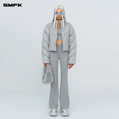 SMFK FUTURE Storm Down Puff Jacket In Gray