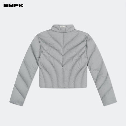 SMFK FUTURE Storm Down Puff Jacket In Gray