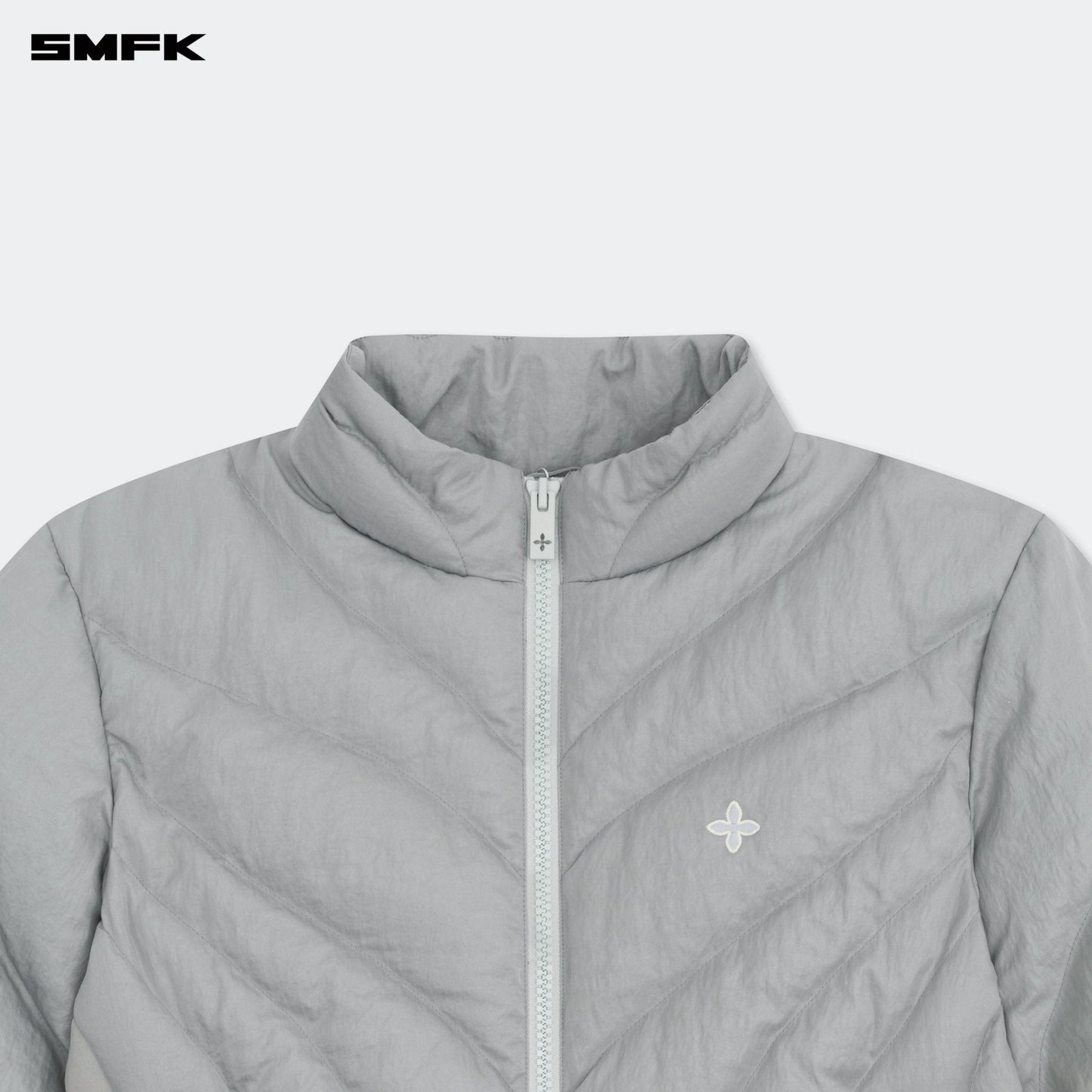 SMFK FUTURE Storm Down Puff Jacket In Gray