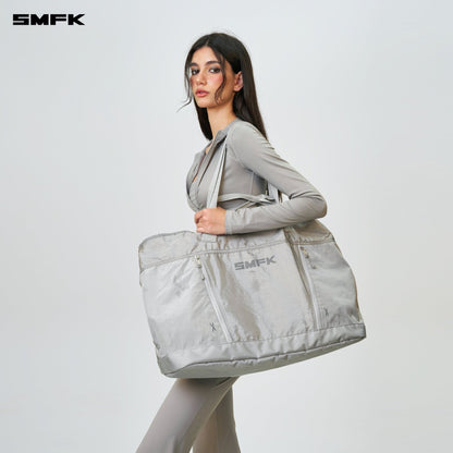 SMFK FUTURE Storm Gym Sports Bag Silver (Large)