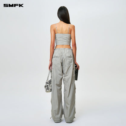 SMFK FUTURE Storm Hunting Loose Paratrooper Pants Silver