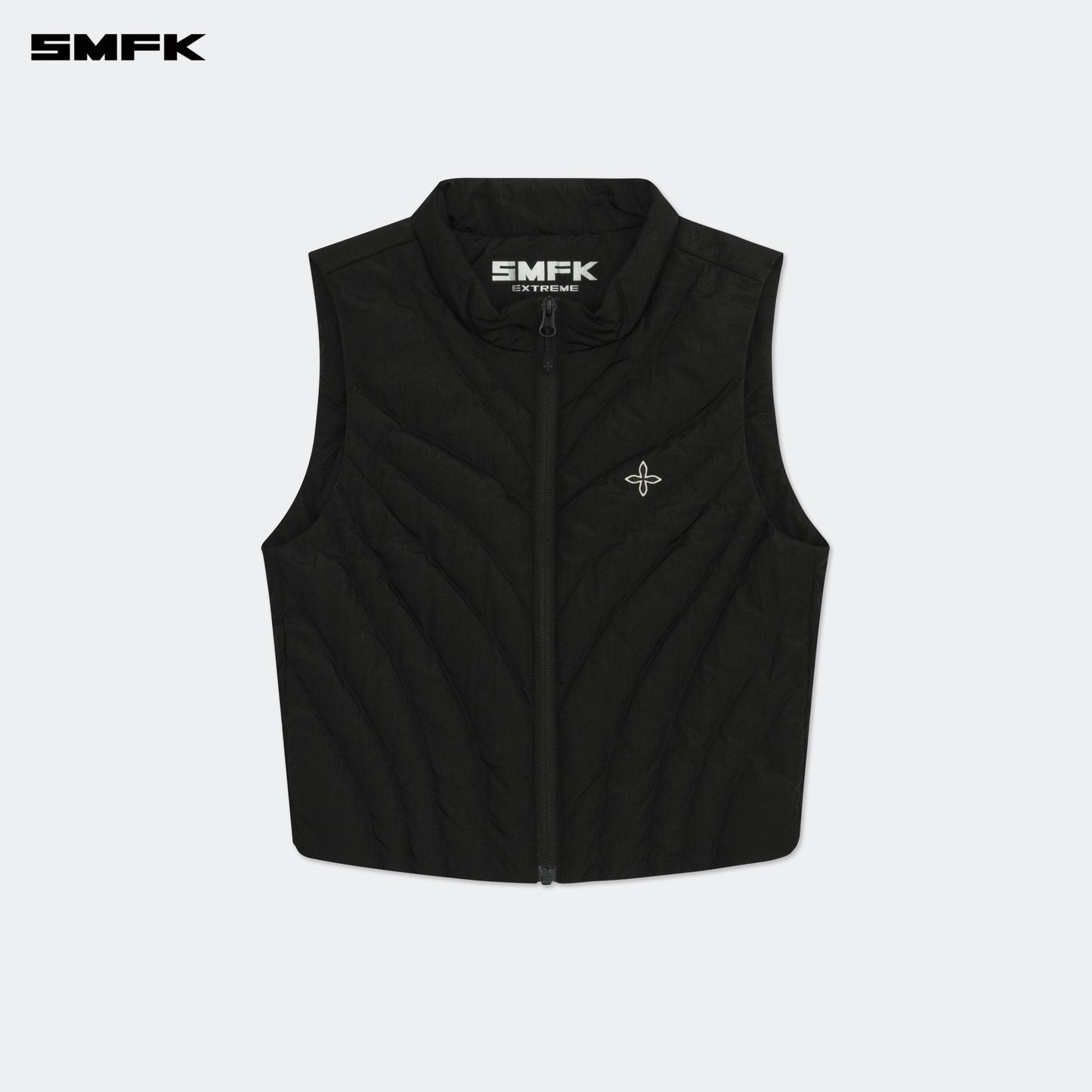 SMFK Future Storm Puff Vest Jacket Black