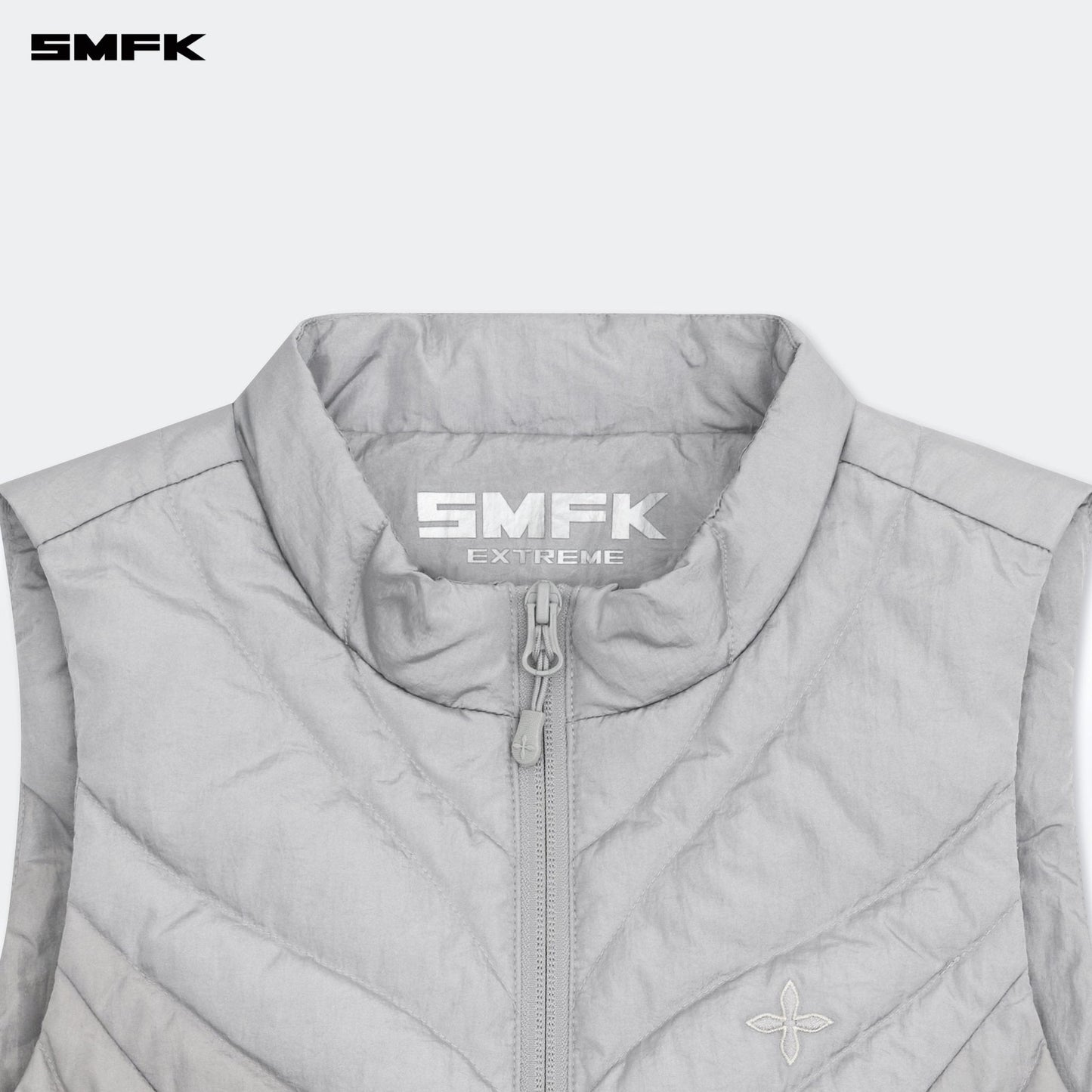 SMFK Future Storm Puff Vest Jacket Gray