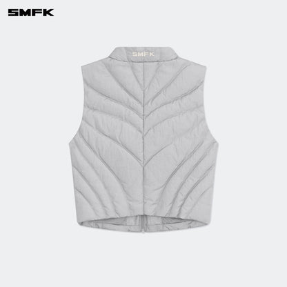 SMFK Future Storm Puff Vest Jacket Gray