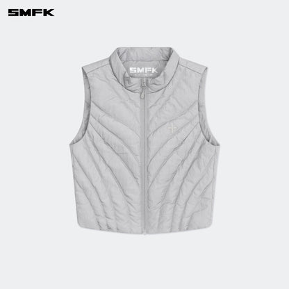 SMFK Future Storm Puff Vest Jacket Gray