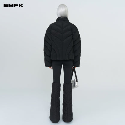 SMFK FUTURE Storm Wide Down Puff Jacket In Black