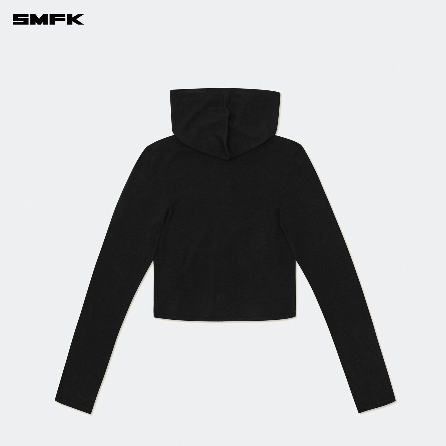 SMFK FUTURE Ultra High-Tech Seamless Knit Sweatshirt Black