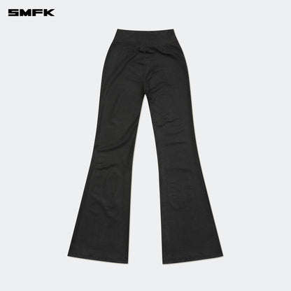 SMFK FUTURE Wave Body Shaping Flared Pants Lightning Black