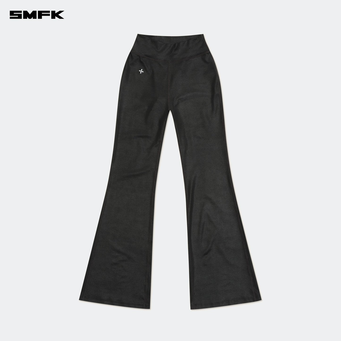 SMFK FUTURE Wave Body Shaping Flared Pants Lightning Black