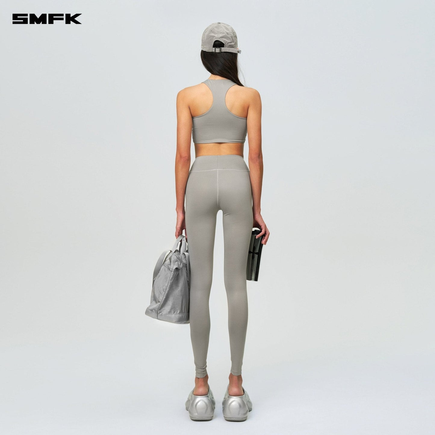 SMFK FUTURE Wave Body Shaping Long Pants Starry Silver