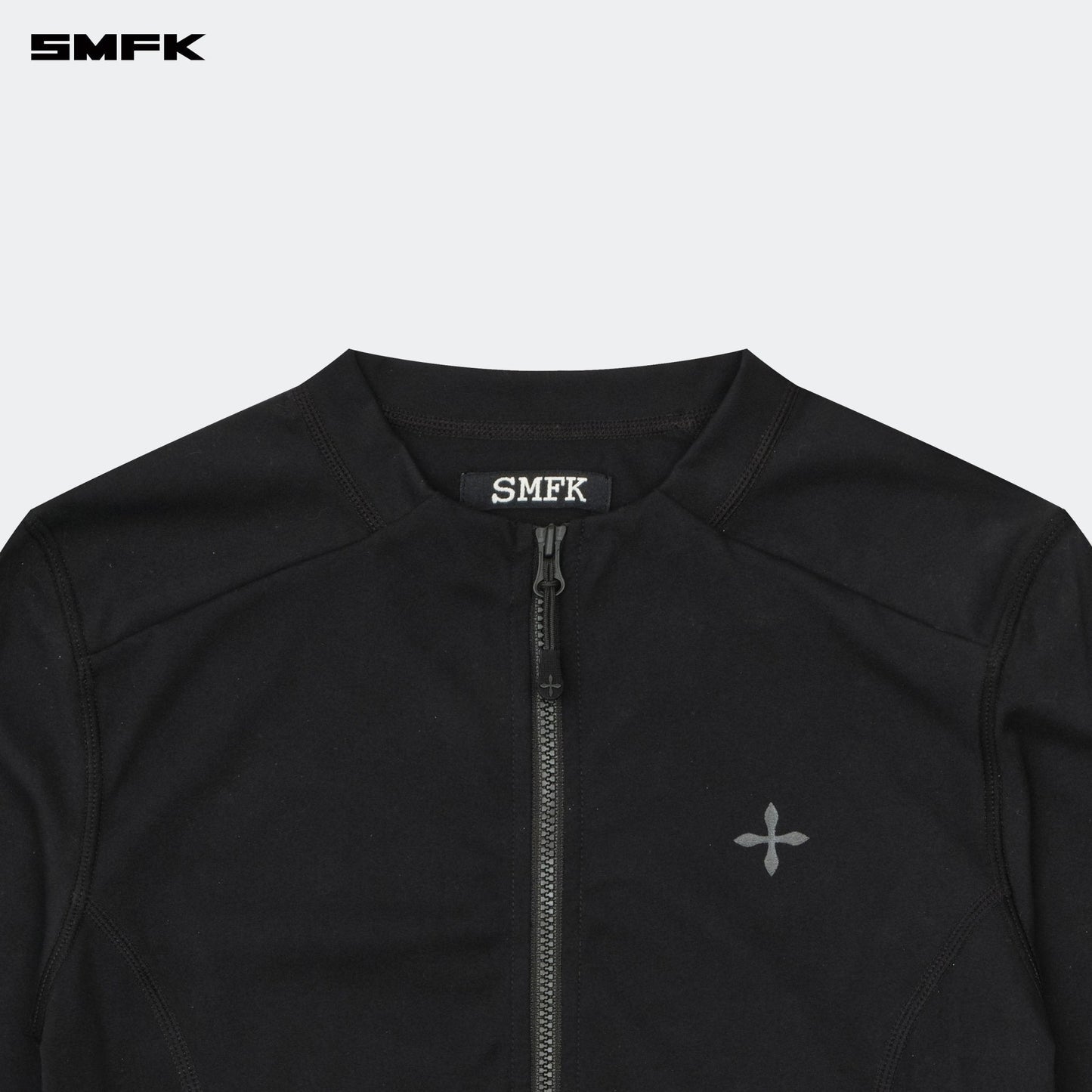 SMFK FUTURE Wave Body Shaping Short Jacket Black