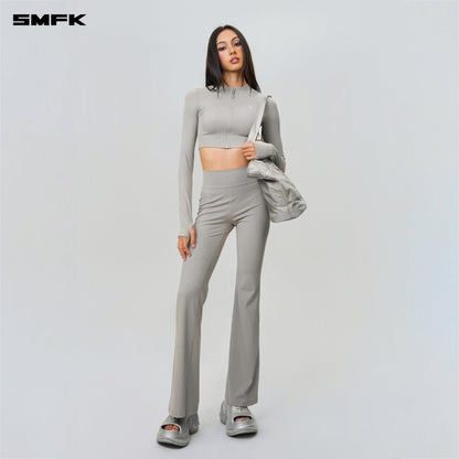 SMFK FUTURE Wave Body Shaping Short Jacket Gray