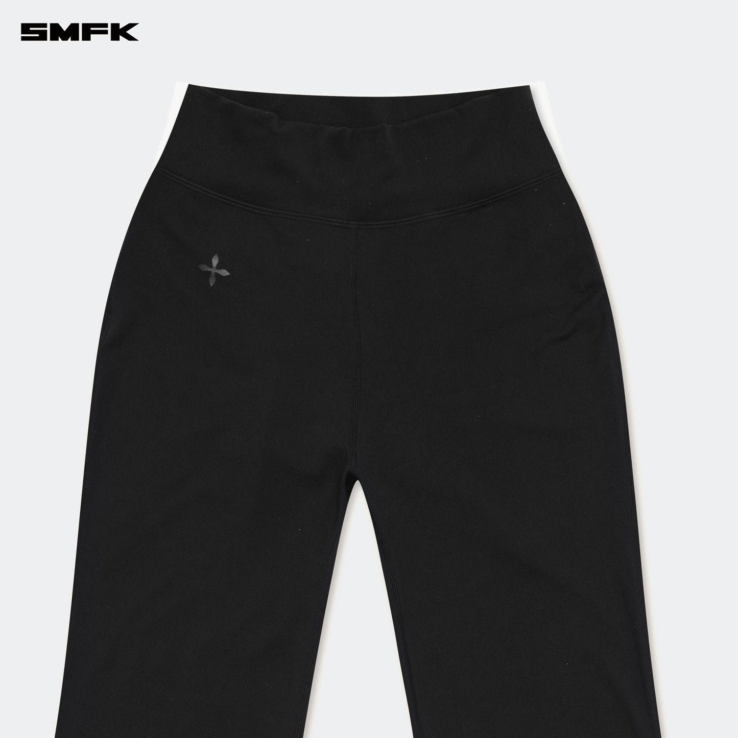 SMFK FUTURE Wave Body Shaping Sports Flared Pants Black